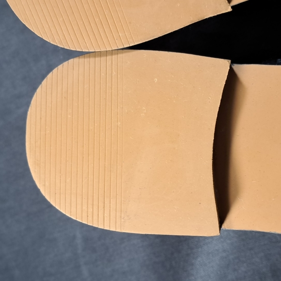 Cooperative Black Leather Side Buckle Slip On Oxford Loafers VG+ US 6 - Picture 7 of 16